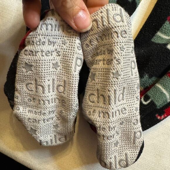 Child of Mine by Carter's Footie Pajamas Christmas Tree Construction Size 2T - Picture 4 of 5